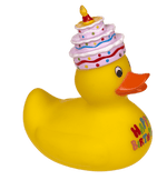 Quietsche-Ente "Happy Birthday" | 10 cm