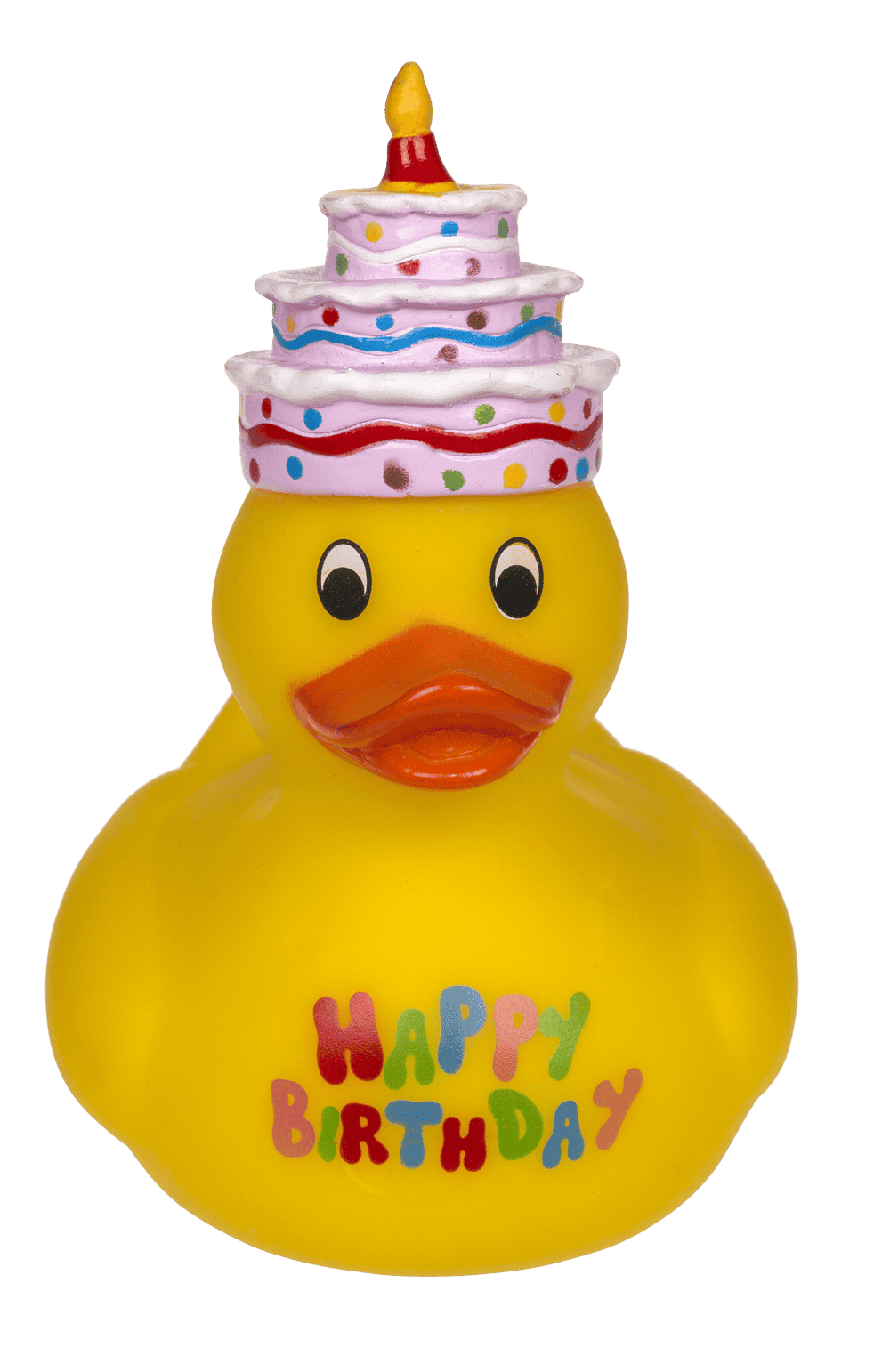 Quietsche-Ente "Happy Birthday" | 10 cm