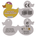 Quietsche-Ente "Happy Birthday" | 10 cm