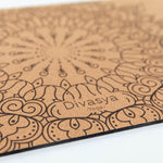 Yoga Pad aus Naturkautschuk & Kork (64x33cm)
