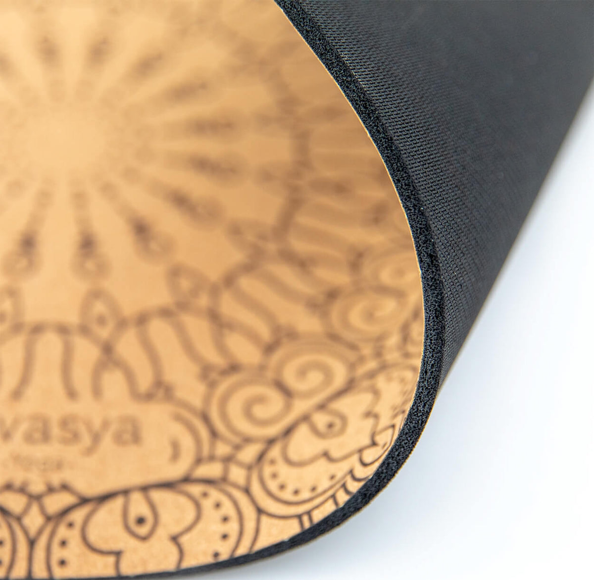 Yoga Pad aus Naturkautschuk & Kork (64x33cm)