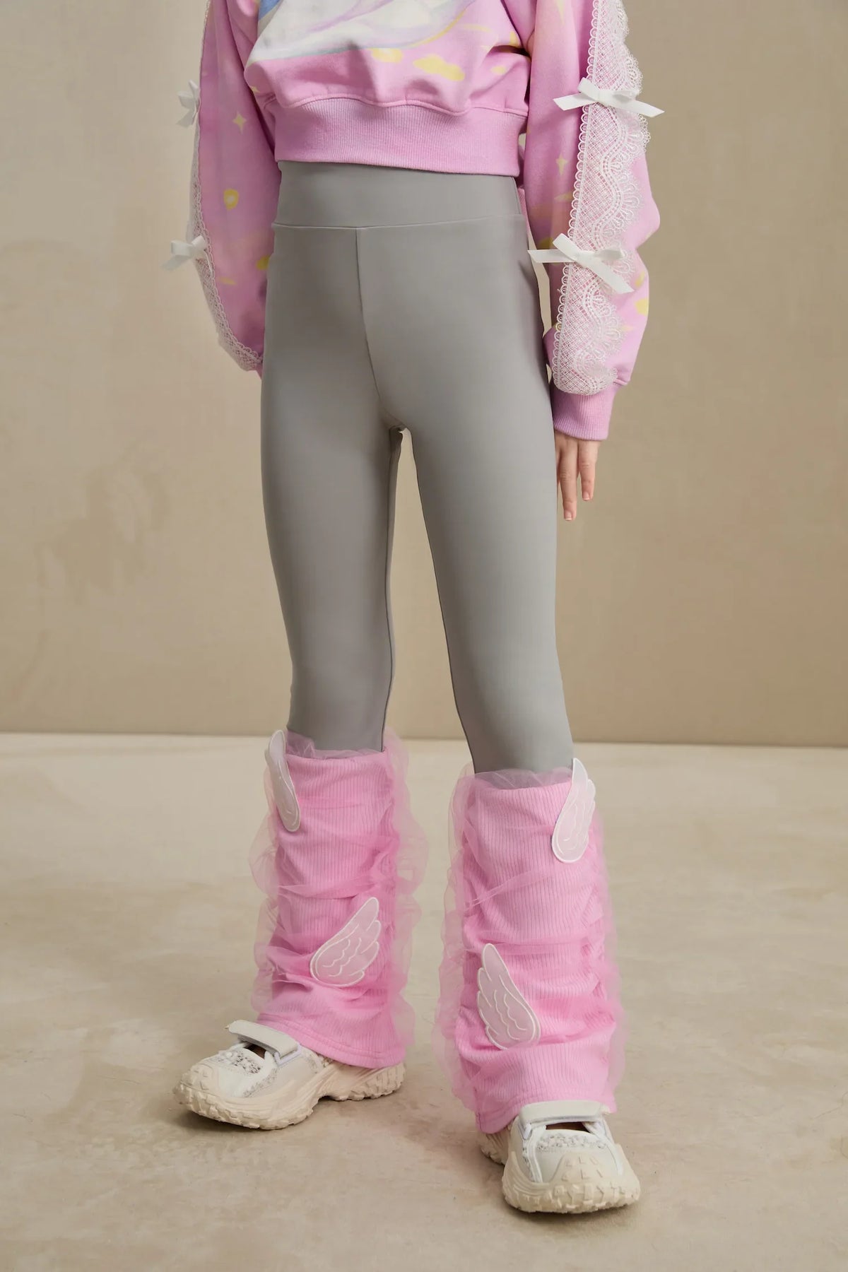 Featherlight Mesh Layered Leggings