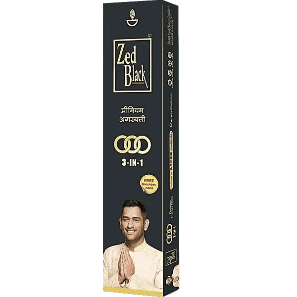 Zed Black Premium Incense Sticks 3 in 1 (Medium) - Namma Markt