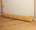 Zugluftstopper Türdichtung Türwindstopper Türen und Fenster Stoff grau creme beige 90 cm